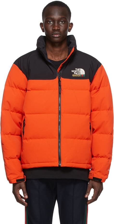 gucci north face orange jacket|north face Gucci jacket men's.